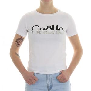 T-SHIRT LOGO BIANCO